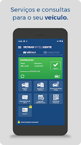 Tela inicial do app Detran/PR InteliGENTE