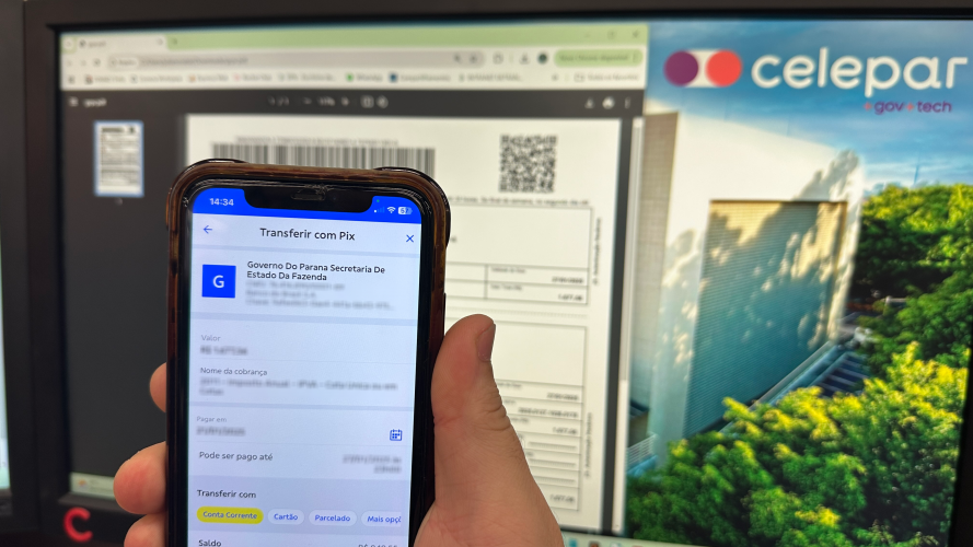 Agilidade e praticidade para o cidadão: vários serviços do Estado podem ser pagos via pix