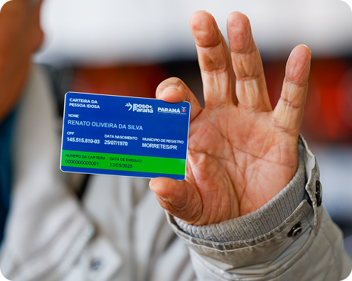 Paraná lança Carteira da Pessoa Idosa 65+ com novo sistema de emissão para garantir gratuidade no transporte intermunicipal
